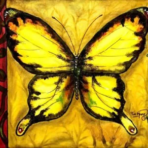 mariposa amarilla
