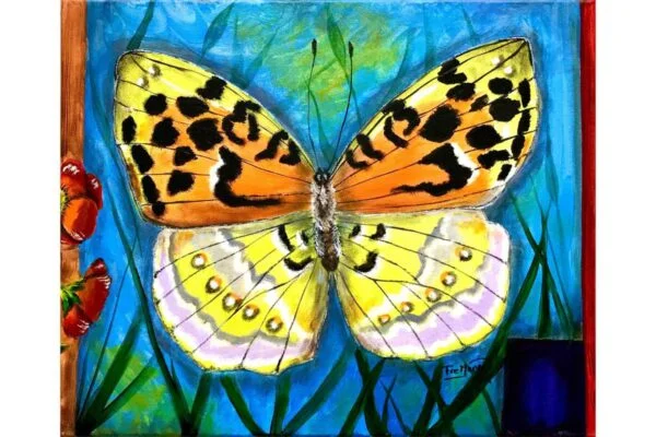 mariposa amarilla